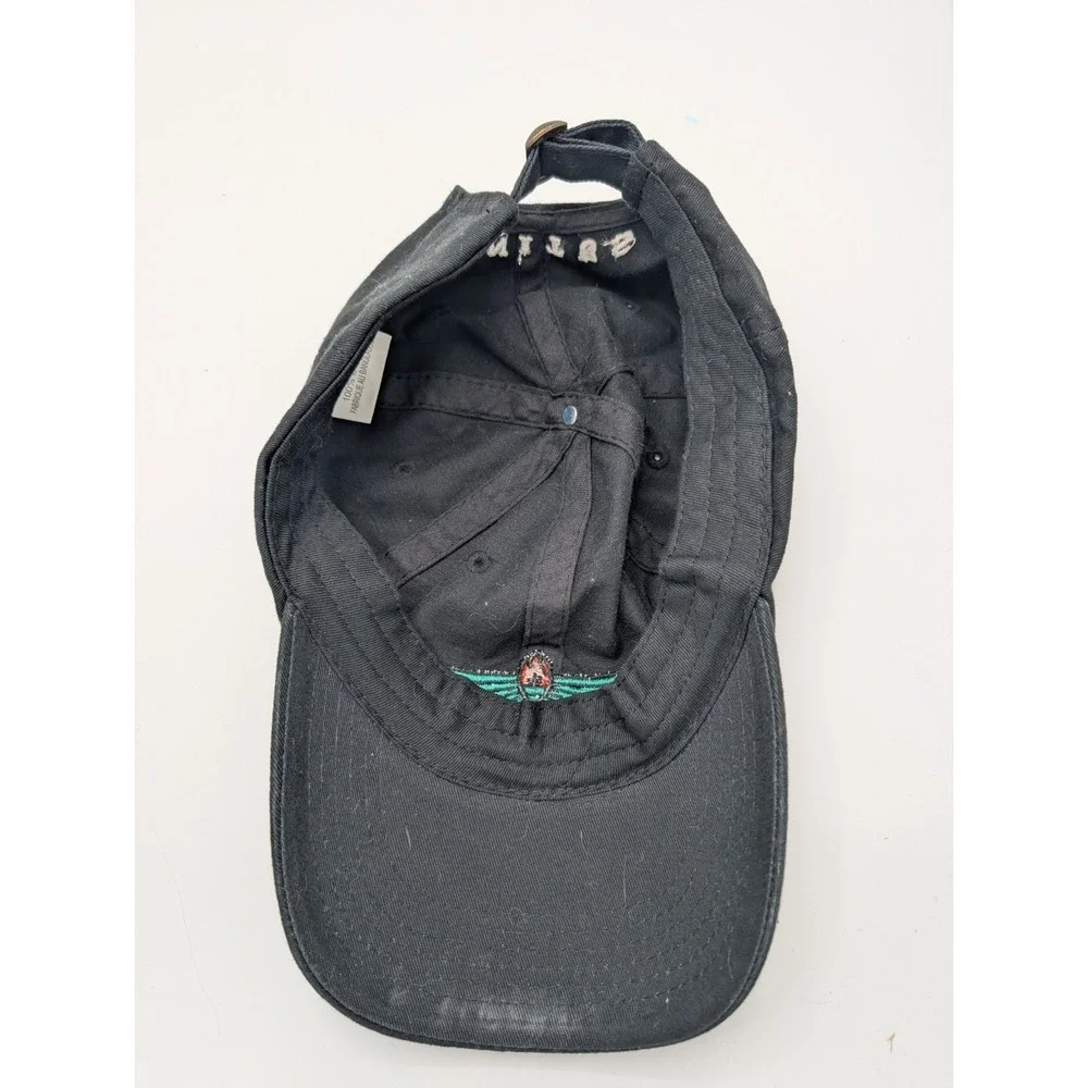 Unitus Black & Blue Embroidered‎ Baseball Dad Cap Hat Adjustable Back Cotton